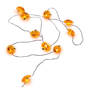 Spider/Pumpkin String Lts Asstd