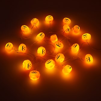 10 LED Pumpkin String Lights