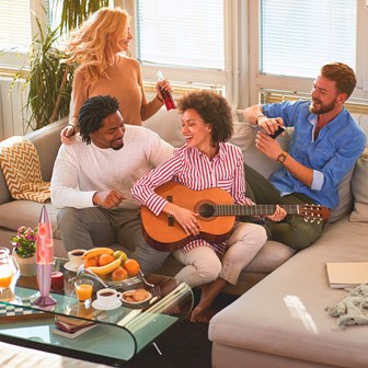 16" Lava Lamp - Pink Lava /Rose Gold Chrome Effect