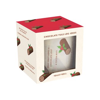 Yule Log Joke Toilet Roll