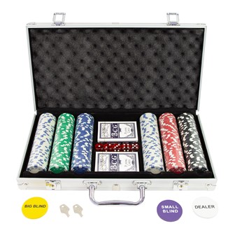 300PC Poker Set In Aluminium Case - 11.5g Chips