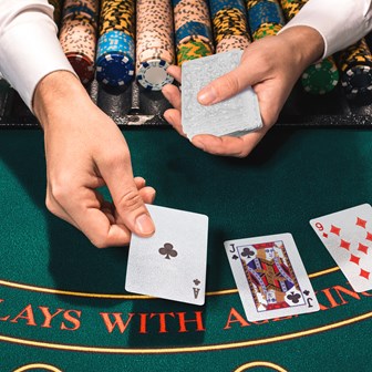 Silver Plated Playing Cards With Wooden Box