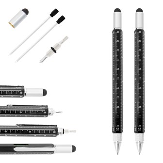 Pack of 2 - 6 in 1 Tool Pen with Refills