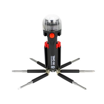 8in1 Screwdriver with Super Bright Light