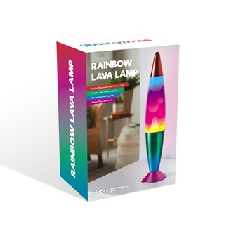16" Rainbow Lava Lamp