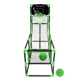 Green Black Arcade Basketball Stand - 86x46x139cm