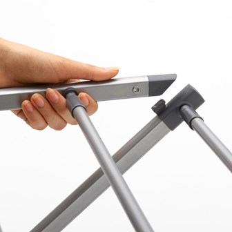 B+D Extendable Compact Airer Grey