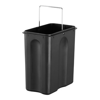 B+D 5L Slimline Soft Close Pedal Bin Matt Black