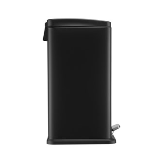 B+D 20L Slimline Soft Close Pedal Bin Matt Black