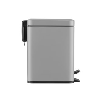 B+D 5L Slimline Soft Close Pedal Bin Grey