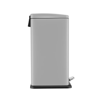 B+D 20L Slimline Soft Close Pedal Bin Grey