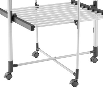 B+D 3 Tier Heated Airer Wheels And Cover