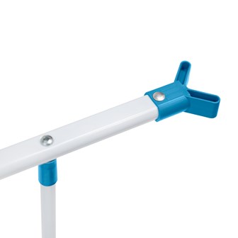 B+D Over Bath Extendable Airer Aqua