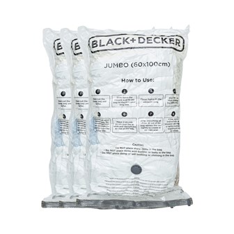 B+D Vacuum Bag 3pk Extra Large