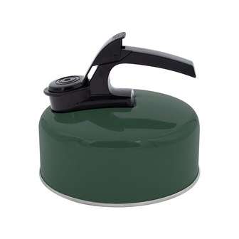 1L Aluminium Whistling Camping Kettle-Green