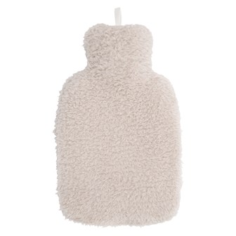 2L Beige Teddy Fur Hot Water Bottle