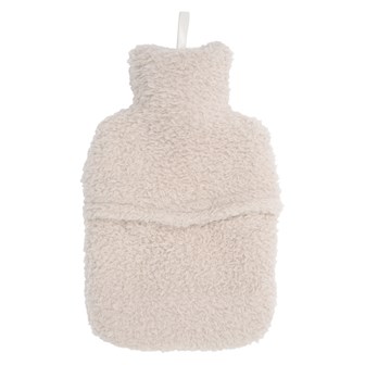 2L Beige Teddy Fur Hot Water Bottle