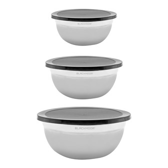 Blackmoor Stainless Steel Storage Bowls with Lids