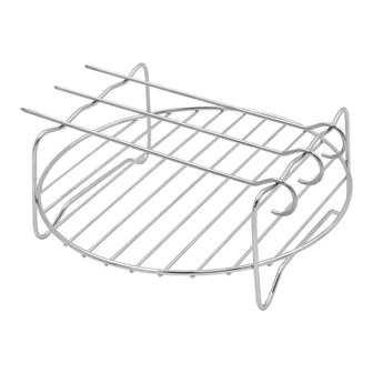 Blackmoor Air fryer Wire Rack with 3 Skewers 18cm