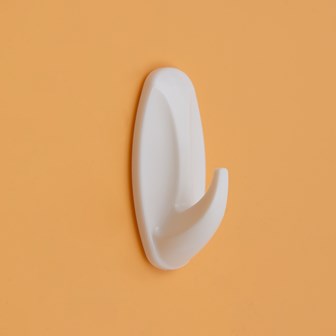 Removable Adhesive Oval Hooks - Medium - 3pcs