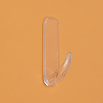 Transparent Adhesive Hooks - Medium - 3pcs