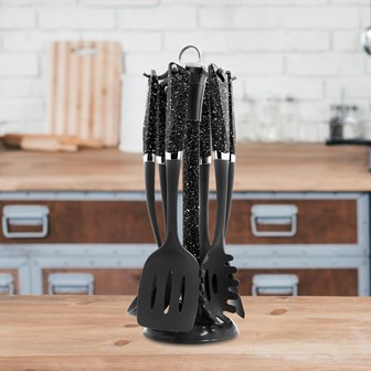 Blackmoor 6 piece Utensil Set - Black