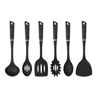 Blackmoor 6 piece Utensil Set - Black