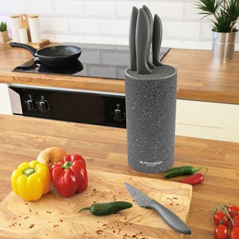 Blackmoor Orb Knife Block - Grey