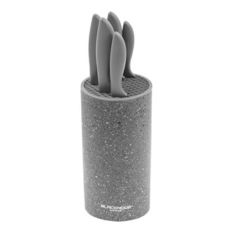 Blackmoor Orb Knife Block - Grey