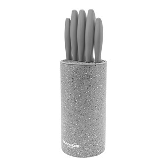 Blackmoor Orb Knife Block - Grey