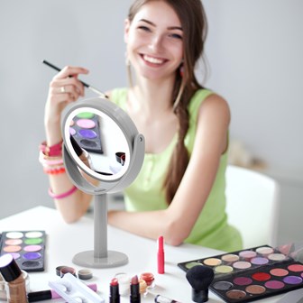 LED Vanity Mirror - Grey