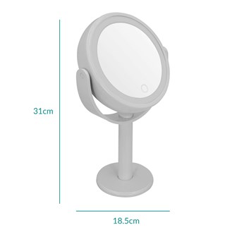 LED Vanity Mirror - Grey