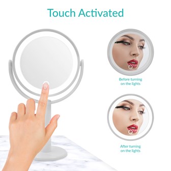 LED Vanity Mirror - Grey