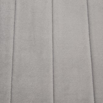 Embroidered Memory Foam Bathmat- Light Grey