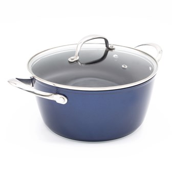 Blackmoor Blue Pro 5 24cm Casserole Pot