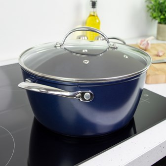 Blackmoor Blue Pro 5 24cm Casserole Pot
