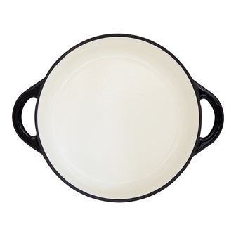 Blackmoor Cast Iron 28cm/2.5L Low Casserole Black