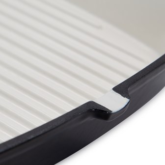 Blackmoor Cast Iron 23.5cm griddle pan Black