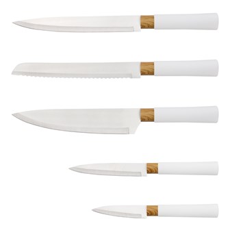 Blackmoor Nordic Orb Knife Block - White
