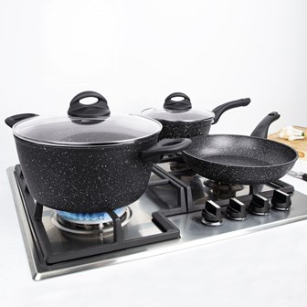 Blackmoor Home Pan Set-Hybrid Stone Non Stick