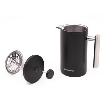 Blackmoor 1000ml Black Stainless Steel Cafetiere