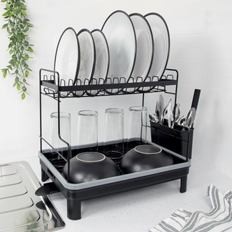 Blackmoor 2-Tier Dish Drainer