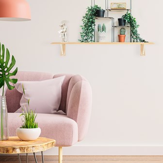 89cm Pine Wood Shelf