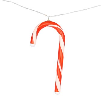10PC Candy Cane LED Decoration String Lights