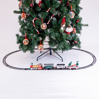 Elves Animated Christmas Train Set