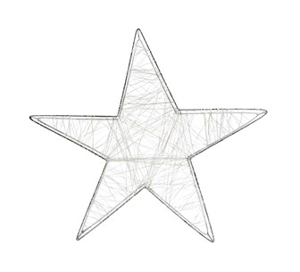 3D Light Up Metal Star Light