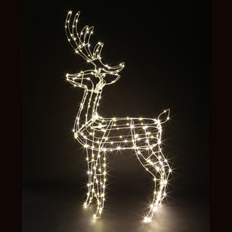 250 LED Light Up Reindeer - 115cm Tall