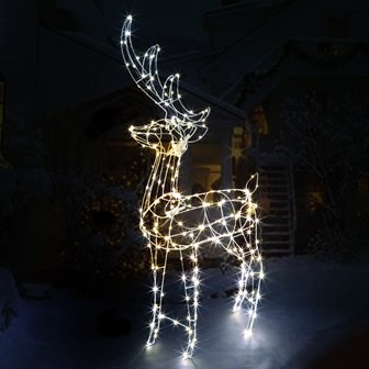 250 LED Light Up Reindeer - 115cm Tall