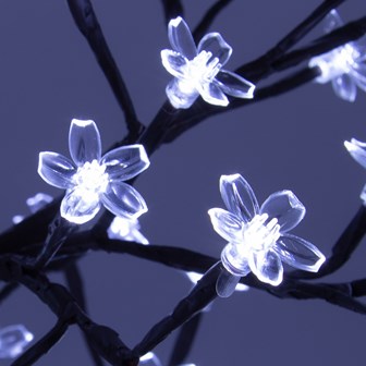 45CM 48 LED Blossom Tree - White
