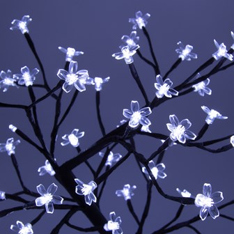 45CM 48 LED Blossom Tree - White